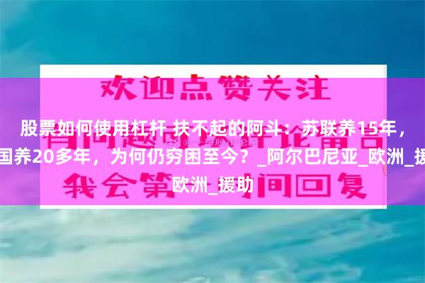 股票如何使用杠杆 扶不起的阿斗：苏联养15年，中国养20多年，为何仍穷困至今？_阿尔巴尼亚_欧洲_援助